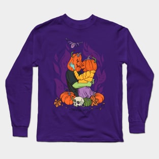 Trick Or Kiss Long Sleeve T-Shirt